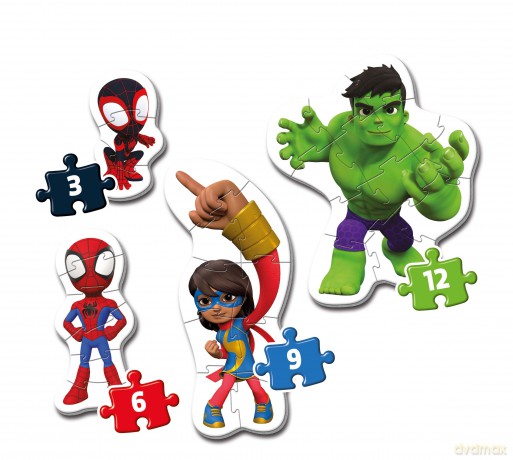 Moje Pierwsze Puzzle Spidey and His Amazing Friend [PUZZLE]