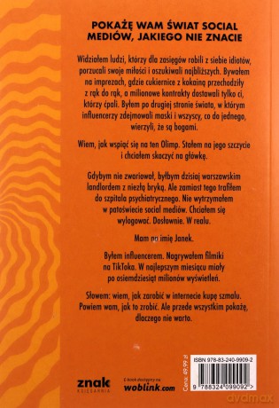 Nie zostawaj influencerem - Janek Strojny [KSIĄŻKA]