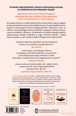 Sapiens. Od zwierząt do bogów w.jubileuszowe - Yuval Noah Harari [KSIĄŻKA]
