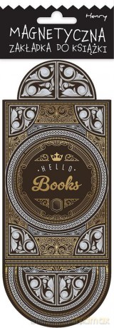 Zakładka magnetyczna owal Hello Books