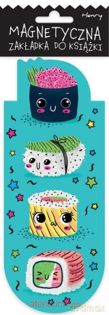 Zakładka magnetyczna owal Sushi