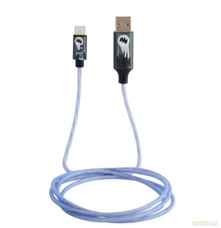 Batman kabel USB-C- Lighting Batlogo 1,2 m 10W