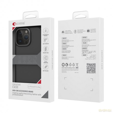 Comma nakładka Joy Elegant do iPhone 15 Pro Max szara