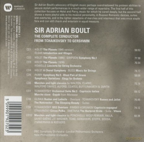 Adrian Sir Boult: Icon - Sir Adrian Boult (Limited) [10CD]