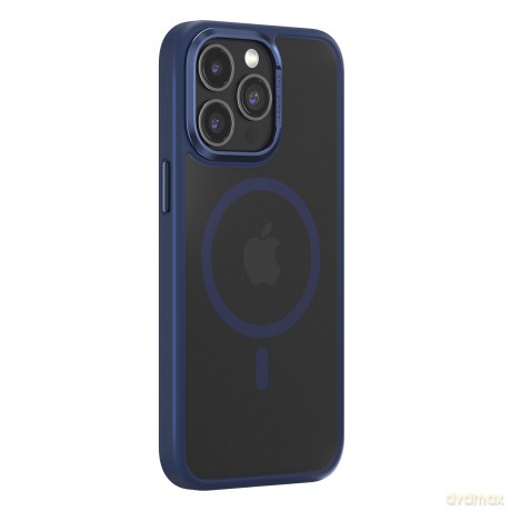 Comma nakładka Joy Elegant Mag do iPhone 15 Pro Max niebieska