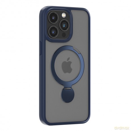 Comma nakładka Joy Shark Mag do iPhone 15 Pro Max niebieska