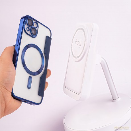 Etui Smart Chrome Mag do iPhone 11 Pro Max granatowy