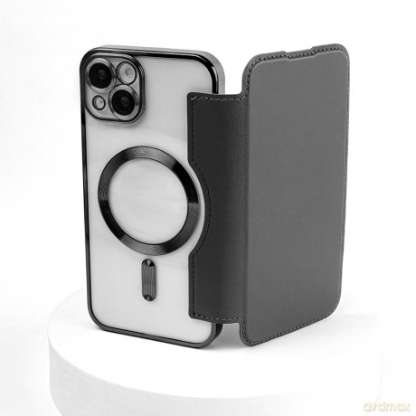 Etui Smart Chrome Mag do iPhone 12 Pro Max 6,7 czarny