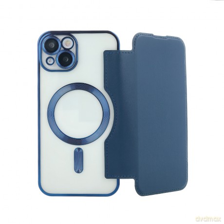 Etui Smart Chrome Mag do iPhone 12 Pro Max 6,7 granatowy