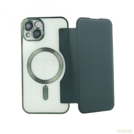 Etui Smart Chrome Mag do iPhone 12 Pro Max 6,7 zielony