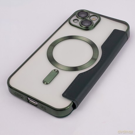 Etui Smart Chrome Mag do iPhone 12 Pro Max 6,7 zielony