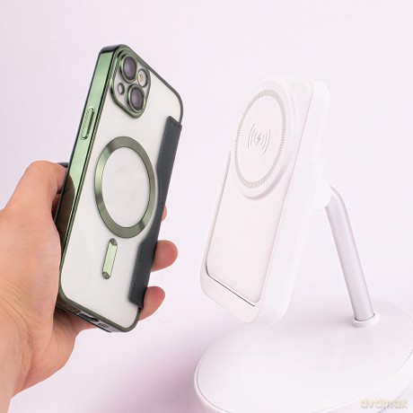 Etui Smart Chrome Mag do iPhone 12 Pro Max 6,7 zielony