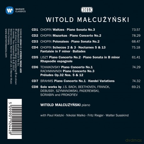Witold Małcużyński: Icon - Witold Malcuzynski (Limited) [8CD]