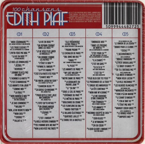Edith Piaf: 100 Chansons - Edition Anniversaire (Limited) [5CD]
