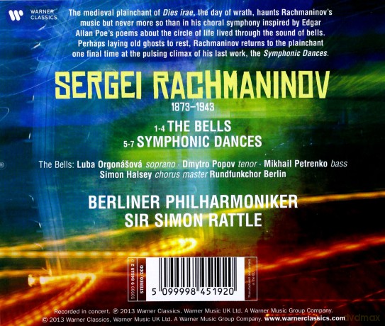 Sir Simon Rattle: Symphonic Dances, The Bells [CD]