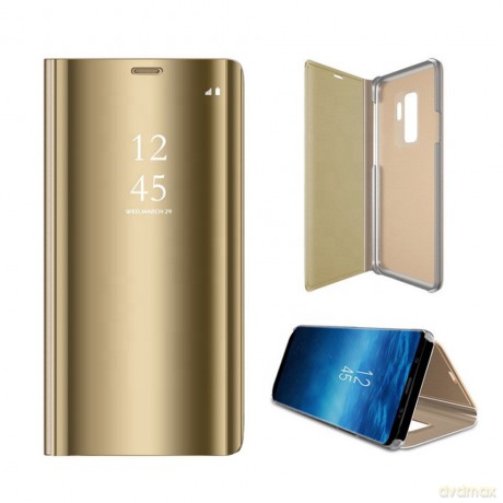 Etui Smart Clear View do Samsung Galaxy S23 FE złote