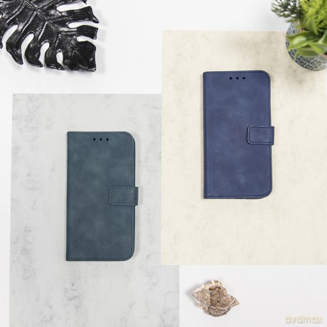 Etui Smart Velvet do Xiaomi Redmi 9AT ciemnozielone