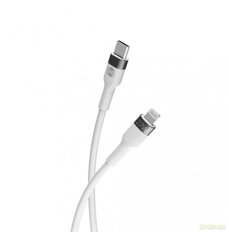 Forever kabel MFi Flexible USB-C - Lightning 1,0 m 27W biały