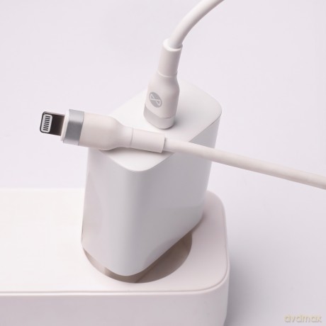 Forever kabel MFi Flexible USB-C - Lightning 1,0 m 27W biały
