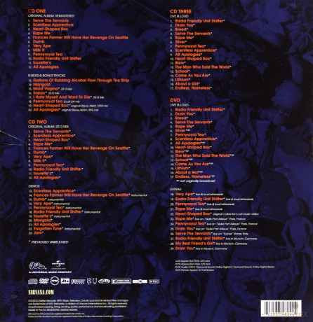 Nirvana: In Utero - 20th Anniversary (Super Deluxe) [3CD]+[DVD]