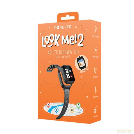 Forever Smartwatch GPS WiFi 4G Kids Look Me KW-510 czarny