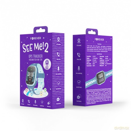 Forever Smartwatch GPS WiFi Kids See Me 2 KW-310 niebieski