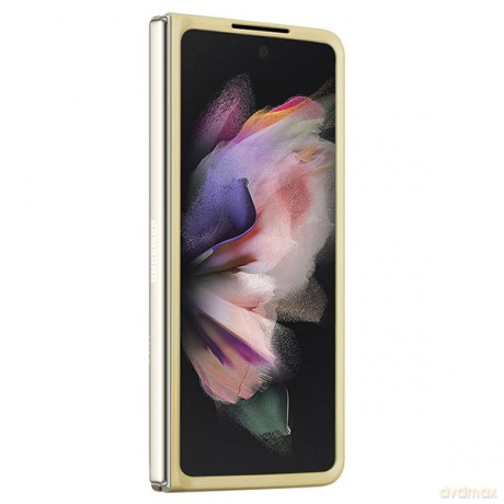 Guess nakładka do Samsung Z Fold5 GUHCZFD5HGGSHD złota PU/TPU Glitter Script