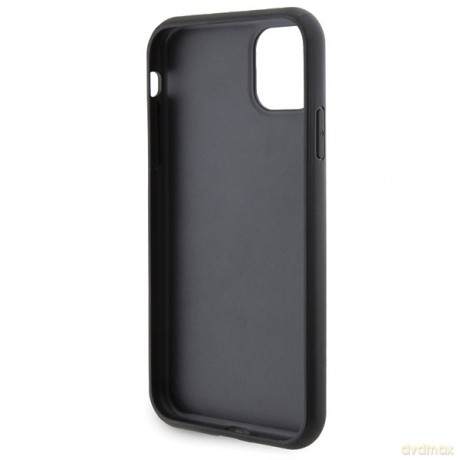 Karl Lagerfeld nakładka do iPhone 11 KLHCN61GSACHPK HC GRIPSTAND SAFFIANO CHOUPETTE PINS czarna