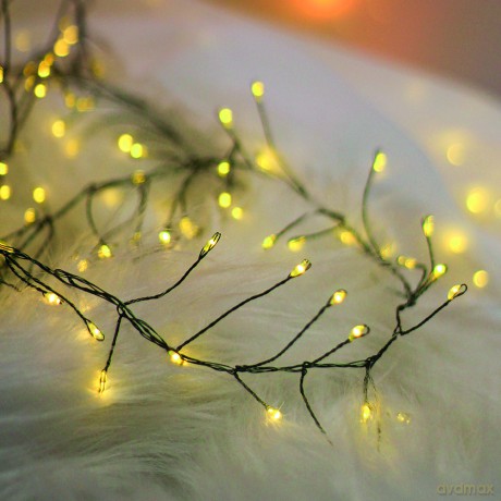 Łańcuch GAŁĄZKA zielony CLF-01 600LED żółte 6m Forever Light