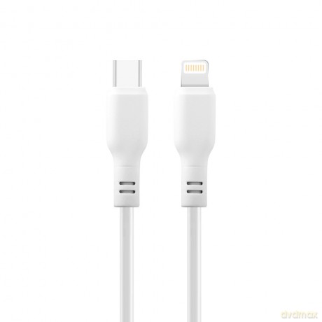 Maxlife kabel MFi MXUC-10 USB-C - Lightning 1,0 m 27W biały