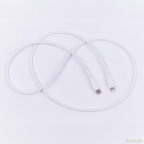 Maxlife kabel MFi MXUC-10 USB-C - Lightning 1,0 m 27W biały