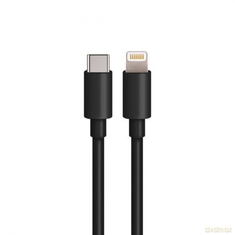 Maxlife ładowarka samochodowa PD QC MXCC-04 1x USB-C 1x USB 20W czarna + kabel USB-C - Lightning 27W