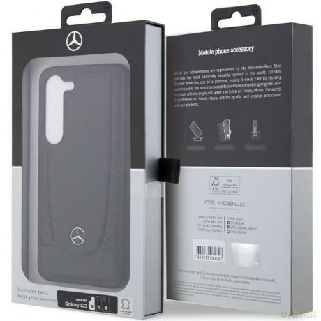 Mercedes nakładka do Samsung Galaxy S23 FE MEHCS23FEARMBK MB HC LEATHER URBAN czarna