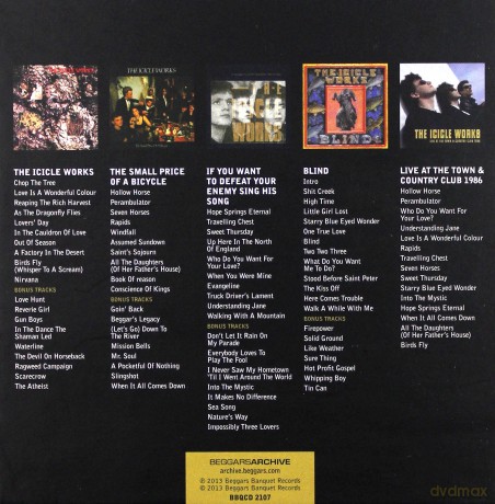 The Icicle Works: 5 Albums Box Set [5CD]