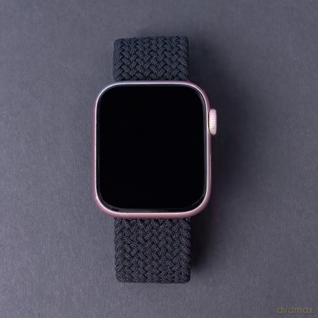 Pasek elastyczny L do Apple Watch 42/44/45 mm dł. 165 mm czarny