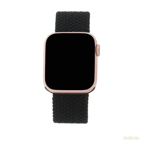 Pasek elastyczny M do Apple Watch 42/44/45 mm dł. 155 mm czarny