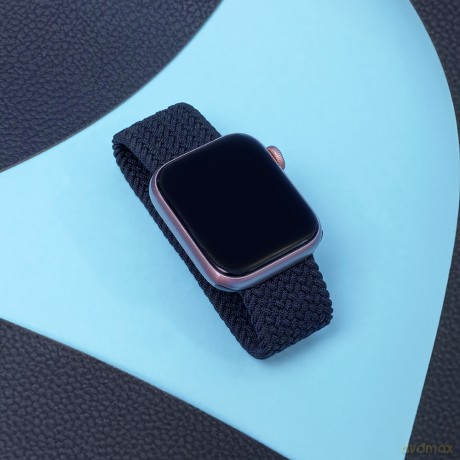 Pasek elastyczny S do Apple Watch 42/44/45 mm dł. 145 mm czarny
