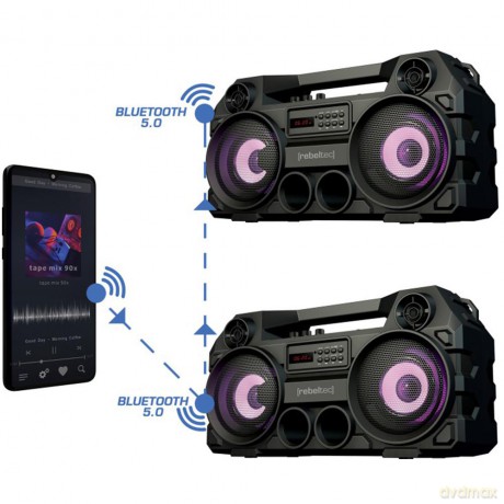 Rebeltec głośnik Bluetooth SoundBOX 465 czarny