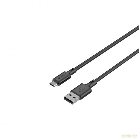 Riversong kabel Zeta USB - microUSB 1,0m 2,4A czarny CM118