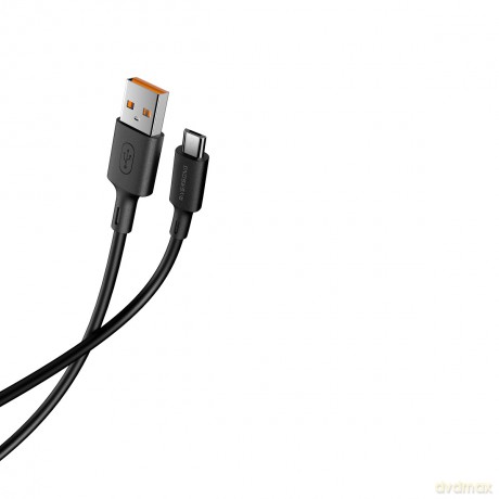 Riversong kabel Zeta USB - microUSB 1,0m 2,4A czarny CM118