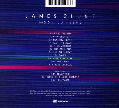 James Blunt: Moon Landing (Deluxe Edition) (digipack) [CD]