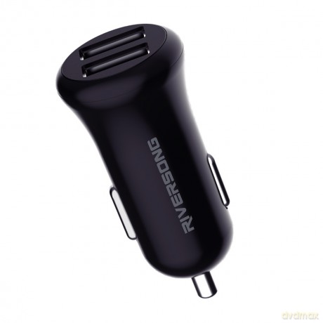 Riversong ładowarka samochodowa Safari P5 2x USB 3,1A czarna CC41C