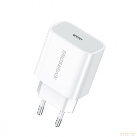 Riversong ładowarka sieciowa PowerKub 20 1x USB-C 20W biała AD75