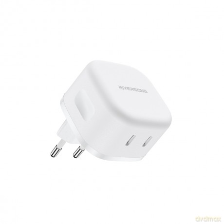 Riversong ładowarka sieciowa PowerKub G35 2x USB-C 35W biała AD107
