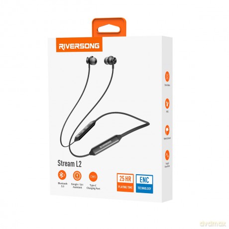 Riversong słuchawki Bluetooth Stream L2 czarne EA509