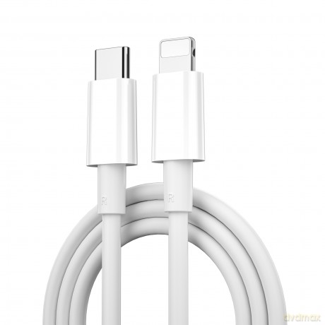 WIWU kabel C008 USB-C - Lightning 1,2 m 30W biały