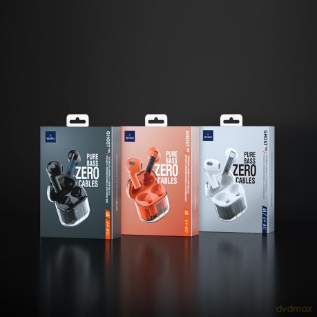 WIWU słuchawki Bluetooth Ghost TWS11 TWS białe