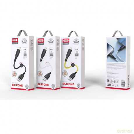 XO kabel NB247 USB - Lightning 0,25 m 6A biały