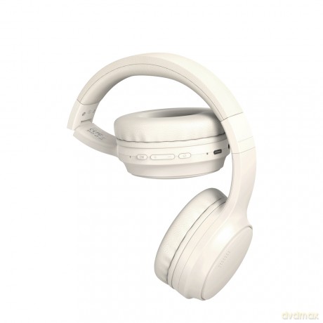 XO słuchawki Bluetooth BE41 białe nauszne ANC