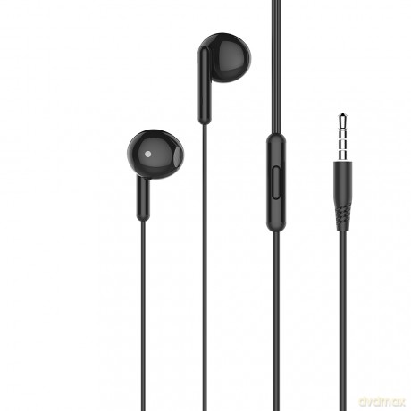 XO słuchawki przewodowe EP69 jack 3,5 mm douszne czarne